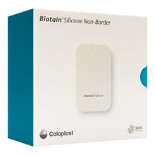 Abbildung: BIATAIN Silicone Non-Border Schaumverb.10x20 cm 5 St, Verband PZN 17639338 