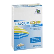 Abbildung: Calcium Sonne 500 Kapseln 60 St, Kapseln PZN 17819477 