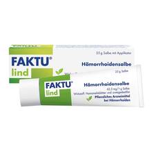 Abbildung: Faktu lind Hämorrhoidensalbe 25 g, Salbe PZN 17836435 