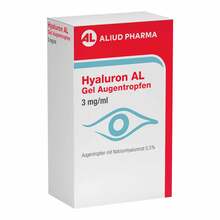 Abbildung: Hyaluron AL Gel Augentropfen 3 mg / ml 2X10 ml, Augentropfen PZN 17844699 