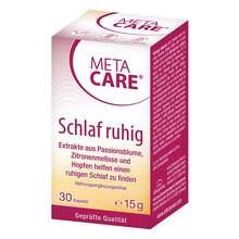 Abbildung: Meta-Care Schlaf ruhig Kapseln 30 St, Kapseln PZN 17855007 
