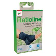 Abbildung: Ratioline Fußgelenkbandage Größe L 1 St, Bandage PZN 17872922 