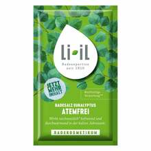 Abbildung: LI-IL Badesalz Eukalyptus atemfrei 80 g, Bad PZN 17885876 