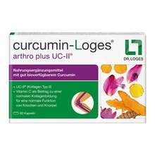 Abbildung: Curcumin-Loges arthro plus UC-II Kapseln 60 St, Kapseln PZN 17887295 