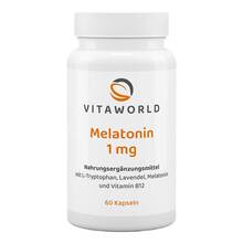 Abbildung: Melatonin Kapseln 1 mg 60 St, Kapseln PZN 17893769 