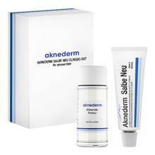 Abbildung: Aknederm Salbe Neu Classic-Set Salbe + Tinkt.normales Haar  1 P, Kombipackung PZN 17899683 