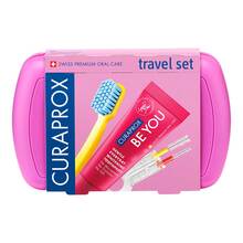 Abbildung: Curaprox Travel-Set rosa 1 St PZN 17907106 