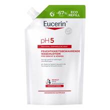 Abbildung: Eucerin pH5 Waschlotion empfindliche Haut Nachfüll 400 ml, Duschgel PZN 17929757 