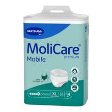 Abbildung: Molicare Premium Mobile 5 Tropfen Größe XL 14 St PZN 17936384 
