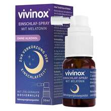 Abbildung: Vivinox Einschlaf-Spray mit Melatonin 30 ml, Spray PZN 17938934 
