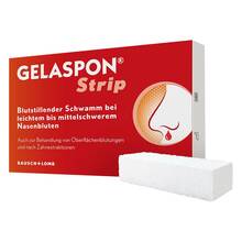 Abbildung: Gelaspon Strip 1x1x4 cm Gelatineschwamm 4 St, Streifen PZN 17940575 