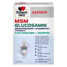 Abbildung: Doppelherz Msm Glucosamin system Kapseln 60 St, Kapseln PZN 17974290 