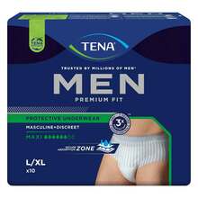 Abbildung: Tena Men Premium Fit Inkontinenz Pants maxi L / XL 10 St PZN 17981611 