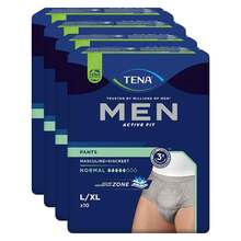 Abbildung: Tena Men Act.Fit Inkontinenz Pants norm.L / XL grau 4X10 St PZN 17981686 