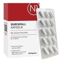 Abbildung: N1 Durchfall Kapseln 30 St, Kapseln PZN 17983107 