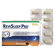 Abbildung: Revisleep Pro Schlafunterstützung mit Melatonin Kapseln  30 St, Kapseln PZN 18016585 