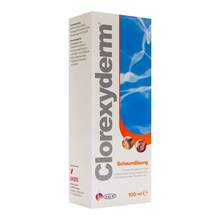 Abbildung: Clorexyderm Schaumlösung für Hunde / Katzen 100 ml, Schaum PZN 18022479 