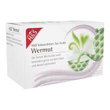 Abbildung: H&S Wermut Filterbeutel 20X1.5 g, Filterbeutel PZN 18033046 