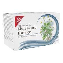 Abbildung: H&S Magen- und Darmtee Filterbeutel 20X2.0 g, Filterbeutel PZN 18033075 