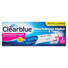 Abbildung: CLEARBLUE Schwangerschaftst.Ultra Frühtest digital 2 St, Test PZN 18036754 