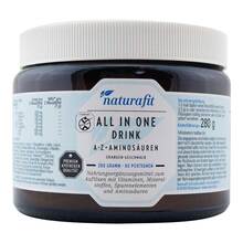 Abbildung: Naturafit All in One Drink A-Z + Aminosäuren Pulver 280 g, Pulver PZN 18039209 