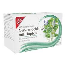 Abbildung: H&S Nerven- und Schlaftee mit Hopfen Filterbeutel 20X1.5 g, Filterbeutel PZN 18059867 