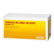 Abbildung: Ginkgo biloba Hevert injekt N Ampullen 100X2 ml, Ampullen PZN 18092876 