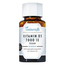 Abbildung: Naturafit Vitamin D3 7000 I.E. vegan Kapseln 90 St, Kapseln PZN 18098100 