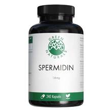 Abbildung: Green Naturals Spermidin 1,6 mg vegan Kapseln 240 St, Kapseln PZN 18099163 