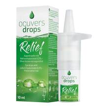 Abbildung: OCUVERS drops Relief Augentropfen 10 ml, Augentropfen PZN 18103025 