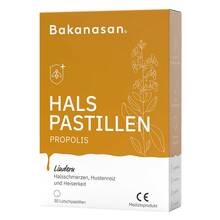 Abbildung: Bakanasan Halspastillen Propolis 30 St, Lutschpastillen PZN 18117369 