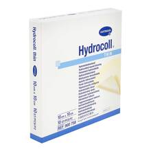 Abbildung: HYDROCOLL thin Wundverband 10x10 cm 10 St, Kompressen PZN 18152590 
