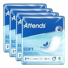 Abbildung: ATTENDS Soft 2 normal 4X30 St, Beutel PZN 18153945 