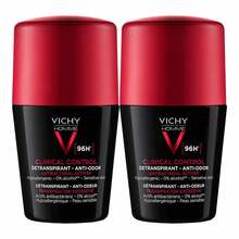 Abbildung: VICHY HOMME Deo Roll-on Antitranspirant 96h DP 2X50 ml, Creme PZN 18154703 