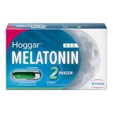 Abbildung: Hoggar Melatonin Duo Einschlaf-Kapseln 30 St, Kapseln PZN 18155950 