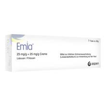 Abbildung: Emla 25 mg / g +   25 mg/g Creme 30 g, Creme PZN 18160052 