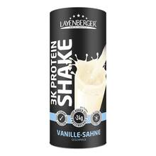 Abbildung: LAYENBERGER 3K Protein Shake Vanille-Sahne Pulver 360 g, Pulver PZN 18163808 
