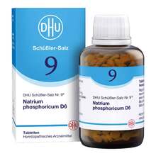 Abbildung: Biochemie Dhu 9 Natrium phosphoricum D 6 Tabletten 900 St, Tabletten PZN 18182711 
