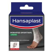 Abbildung: Hansaplast robustes Sporttape 3,8 cmx10 m weiß 1 St, Bandage PZN 18190805 
