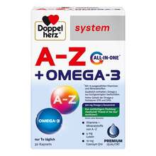Abbildung: Doppelherz A-Z + Omega-3 all-in-one system Kapseln 30 St, Kapseln PZN 18196676 