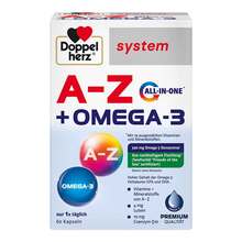 Abbildung: Doppelherz A-Z + Omega-3 all-in-one system Kapseln 60 St, Kapseln PZN 18196736 