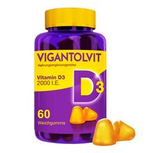 Abbildung: Vigantolvit 2000 I.E. Vitamin D3 Weichgummis 60 St PZN 18199060 