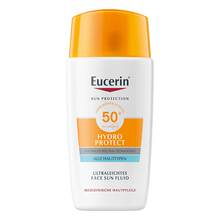 Abbildung: Eucerin Sun Fluid Hydro Protect Face Lsf 50 +  50 ml, Creme PZN 18201503 
