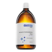 Abbildung: KOLLOIDALES ZINK 50 ppm Reinheitsstufe 99,99% 1000 ml, Flüssigkeit PZN 18209077 