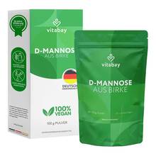Abbildung: D-Mannose Pulver aus Birke vegan 100 g, Pulver PZN 18209798 