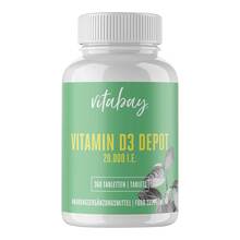Abbildung: Vitamin D3 Depot 20.000 I.E. Cholecalciferol Tabletten  365 St, Tabletten PZN 18211246 