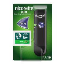 Abbildung: Nicorette Mint Spray 1 mg / Sprühstoß Nfc 1 St, Spray PZN 18215149 