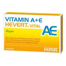Abbildung: Vitamin A + E Hevert Vital Kapseln 60 St, Kapseln PZN 18219756 