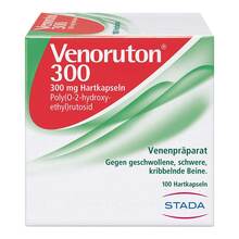 Abbildung: VENORUTON 300 mg Hartkapseln 100 St, Hartkapseln PZN 18220699 