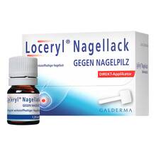 Abbildung: Loceryl Nagellack gegen Nagelpilz Direkt-Applikat. 1.25 ml, Wirkstoffhaltiger Nagellack PZN 18223812 